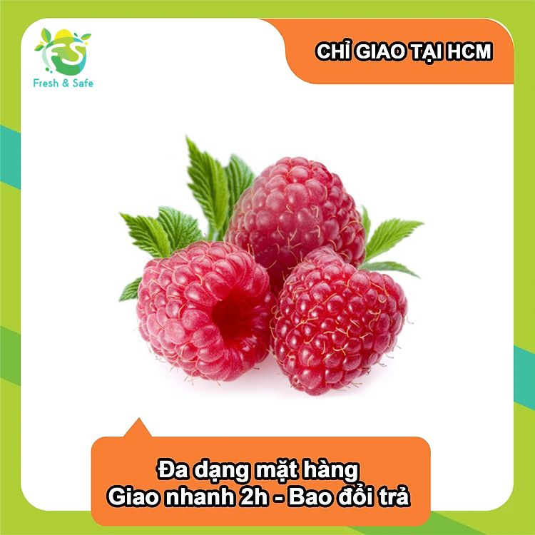  Phúc bồn tử đỏ Raspberry - Hộp 170gr 