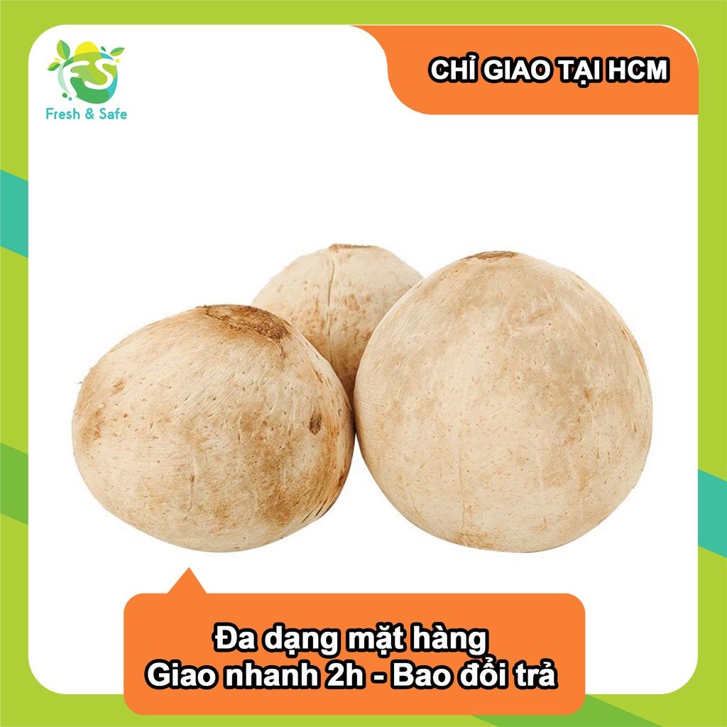  [Chỉ Giao HCM] Dừa Gọt Tiện Lợi - Combo 3 trái 