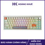  Bàn phím cơ Cidoo V65 Pro Dual mode Mạch xuôi 5 Pin Hotswap Cấu trúc Gasket Switch Cidoo Matt Grey Hỗ trợ keymap VIA 