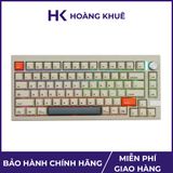  Bàn phím cơ Cidoo V75 Pro Triple Mode Mạch xuôi 5 Pin Cấu trúc Gasket Keymap phần mềm VIA Switch Cidoo Matt Grey 