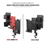  Bảng treo đồ pegboard UPGen BT02 Kim loại sơn tĩnh điện cao cấp, kẹp bàn xoay 360 