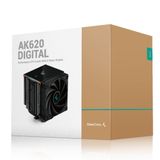  Tản nhiệt khí CPU DeepCool AK620 Digital Socket hỗ trợ LGA2066/2011v3/2011/1700/1200/11xx AM4/AM5 
