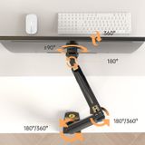  Giá treo màn hình máy tính NB F80 từ 17-30 inch - Tải trọng 9Kg, xoay 360 độ 