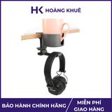  Giá Treo Tai Nghe Kèm Đỡ Cốc Nước Kẹp Bàn Bằng Kim Loại HyperWork CH01 