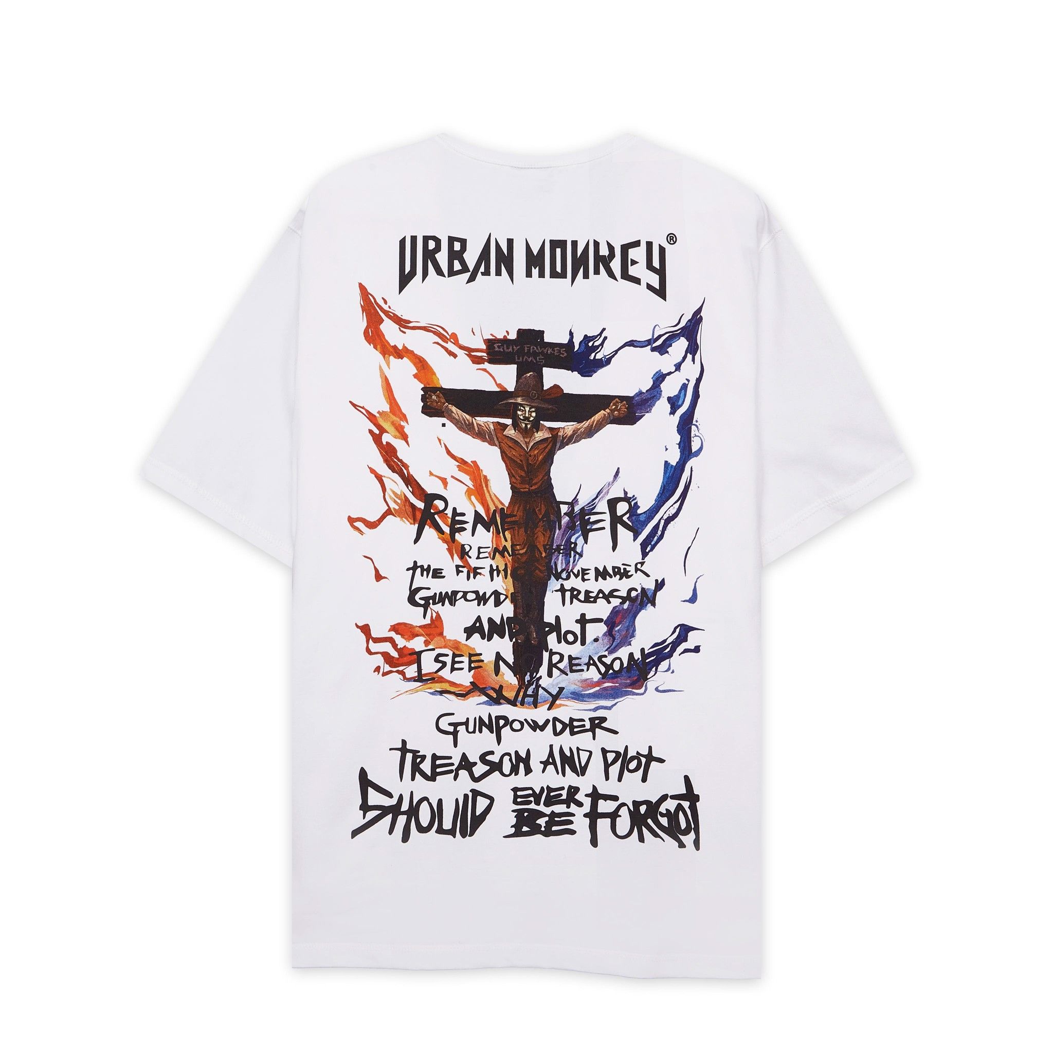 GUY FAWKES TEE WHITE < TRẮNG >