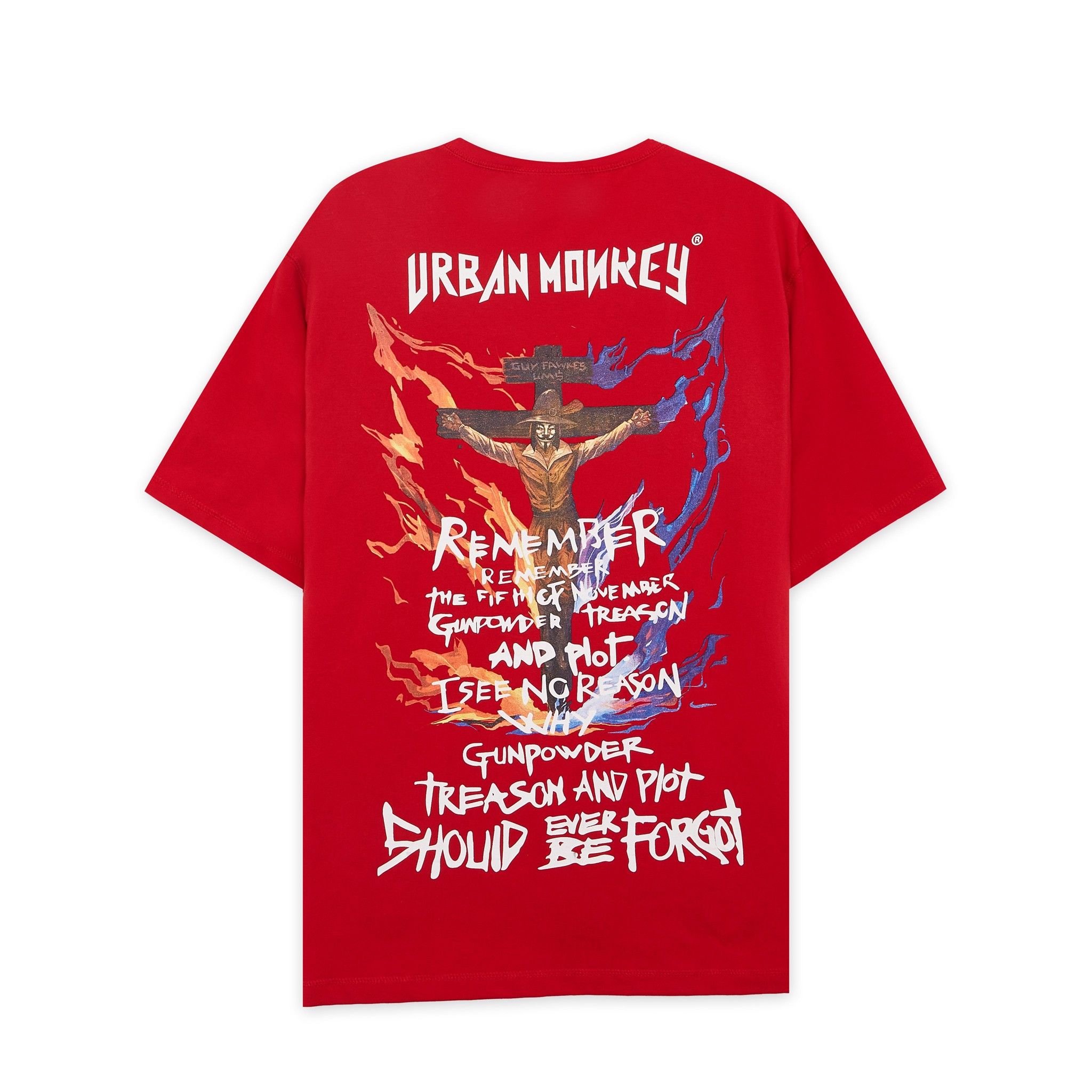 GUY FAWKES TEE RED < ĐỎ >