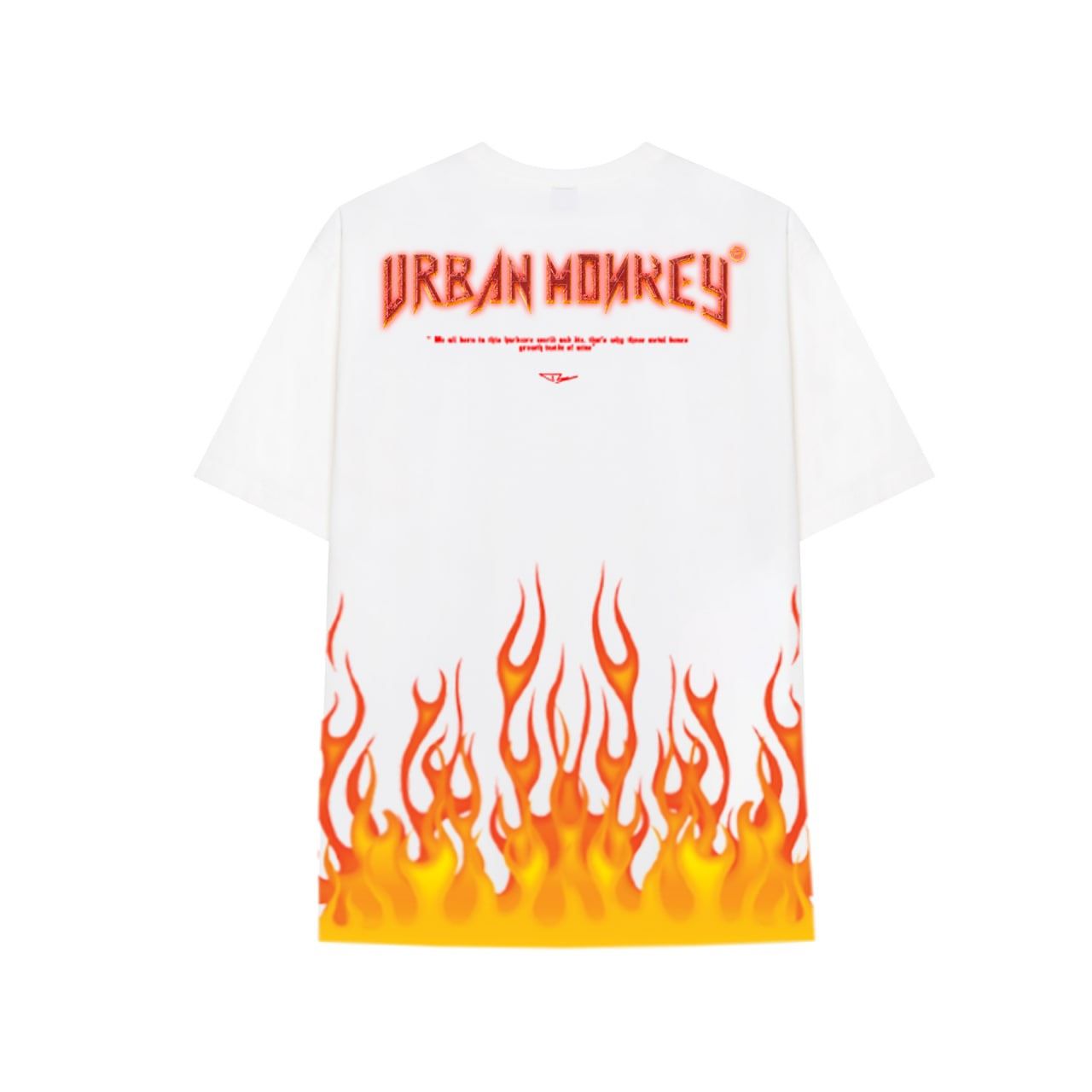 FLAME PUNK TEE WHITE