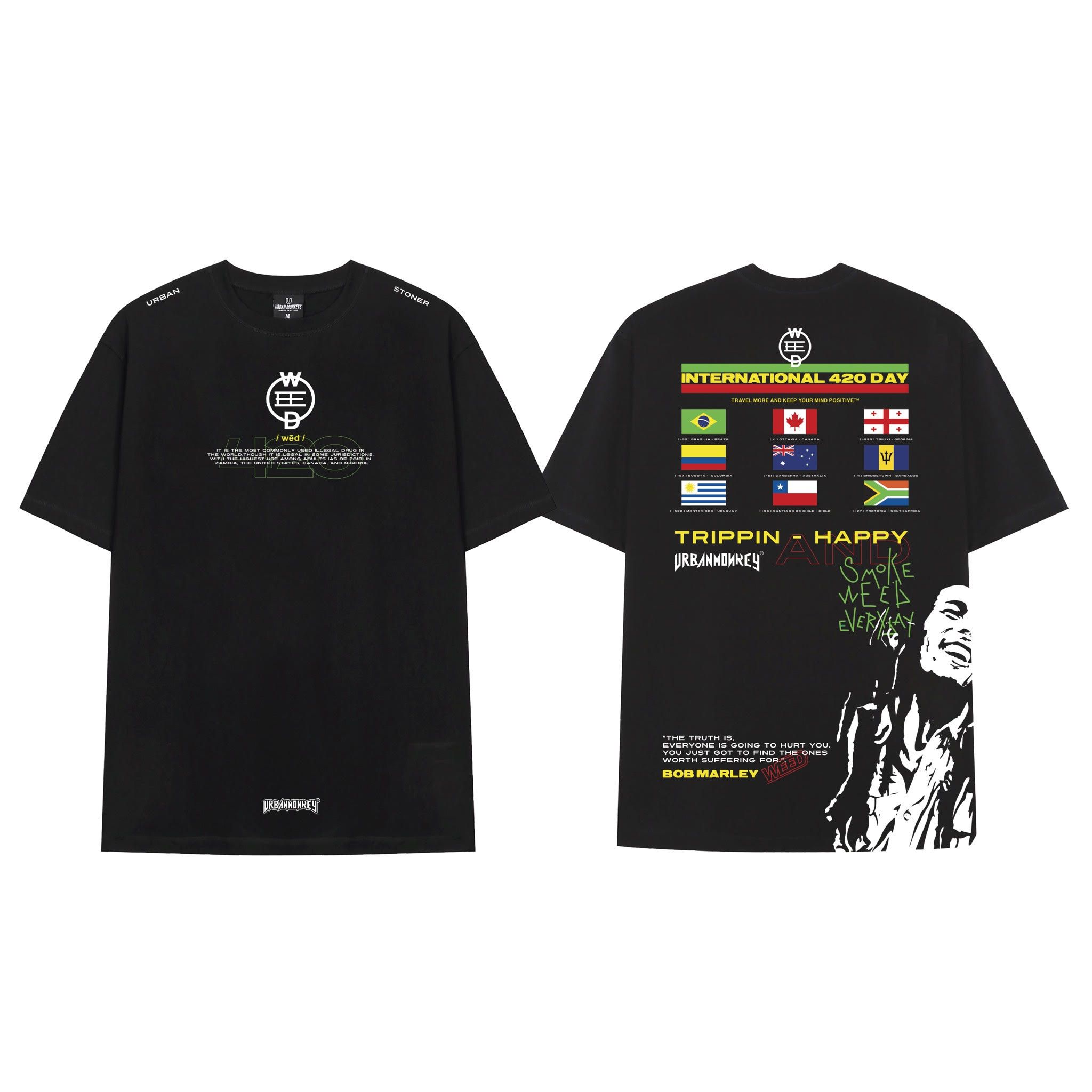 INTERNATIONAL 420 TEE BLACK