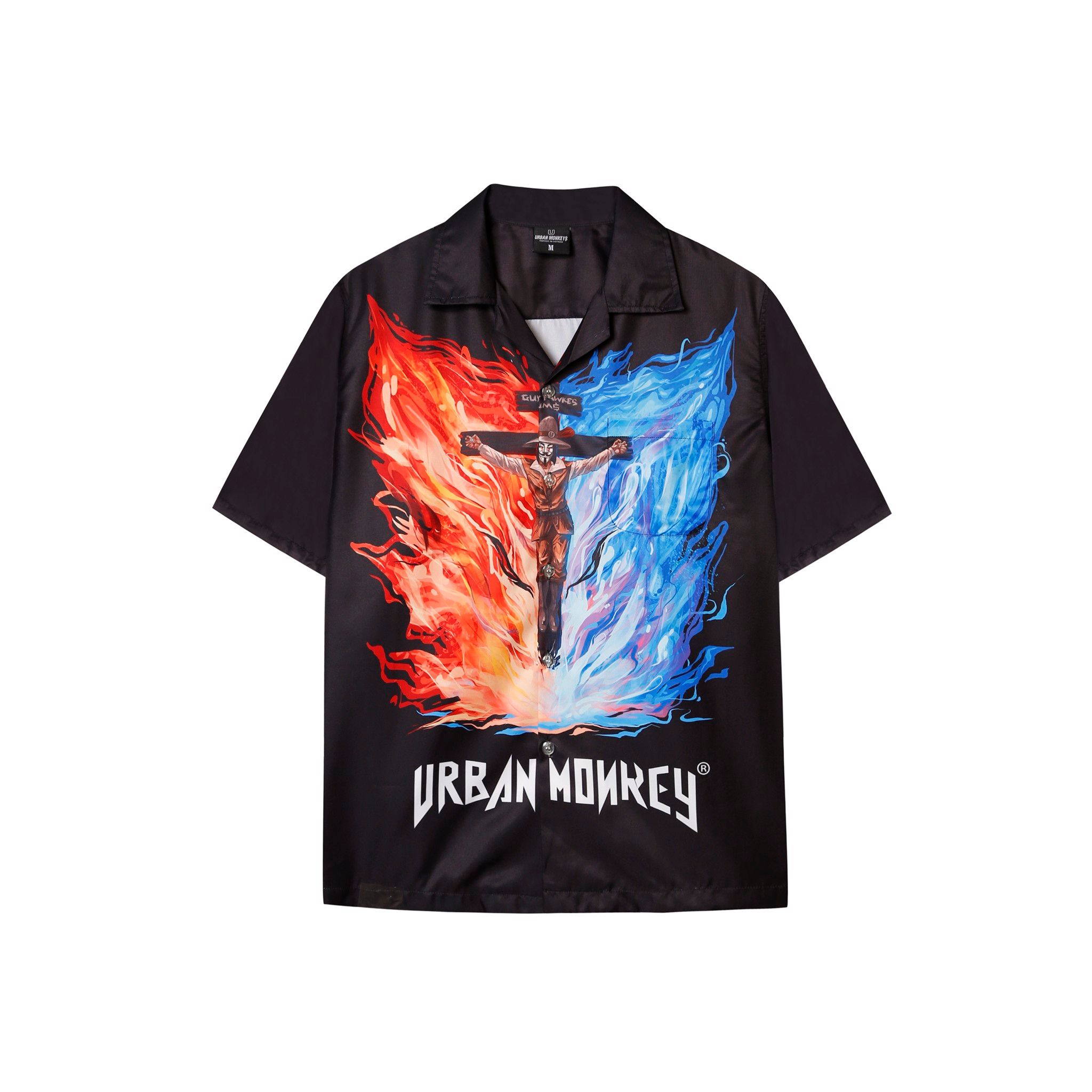 GUY FAWKES SHIRT BLACK