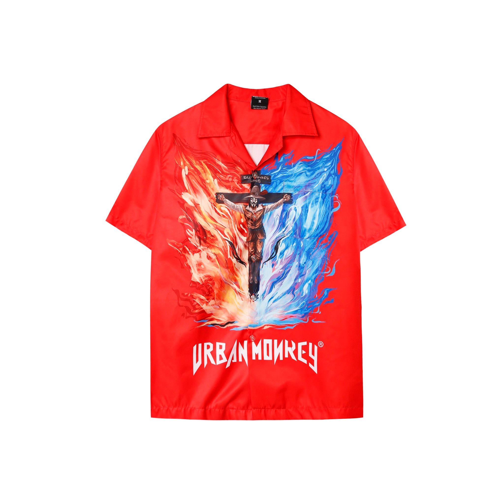 GUY FAWKES SHIRT RED