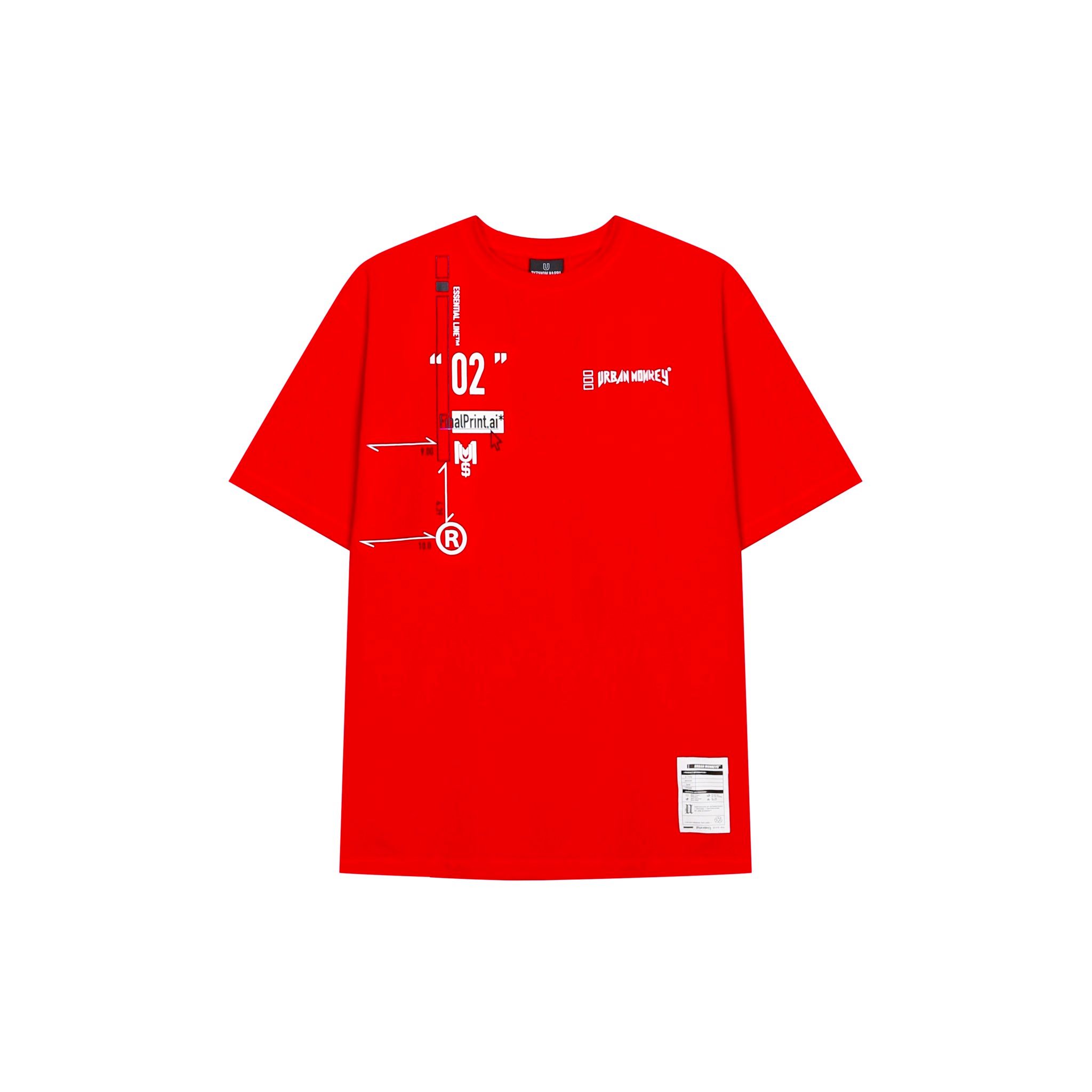 ESSENTIAL TEE RED < ĐỎ >