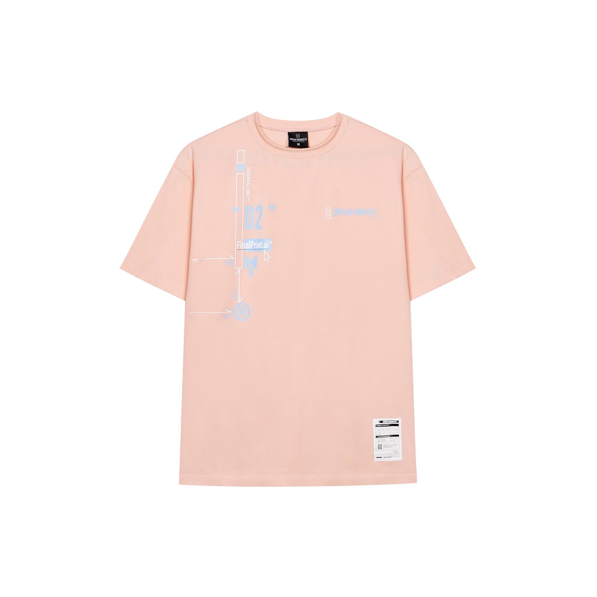 ESSENTIAL TEE PINK < HỒNG >
