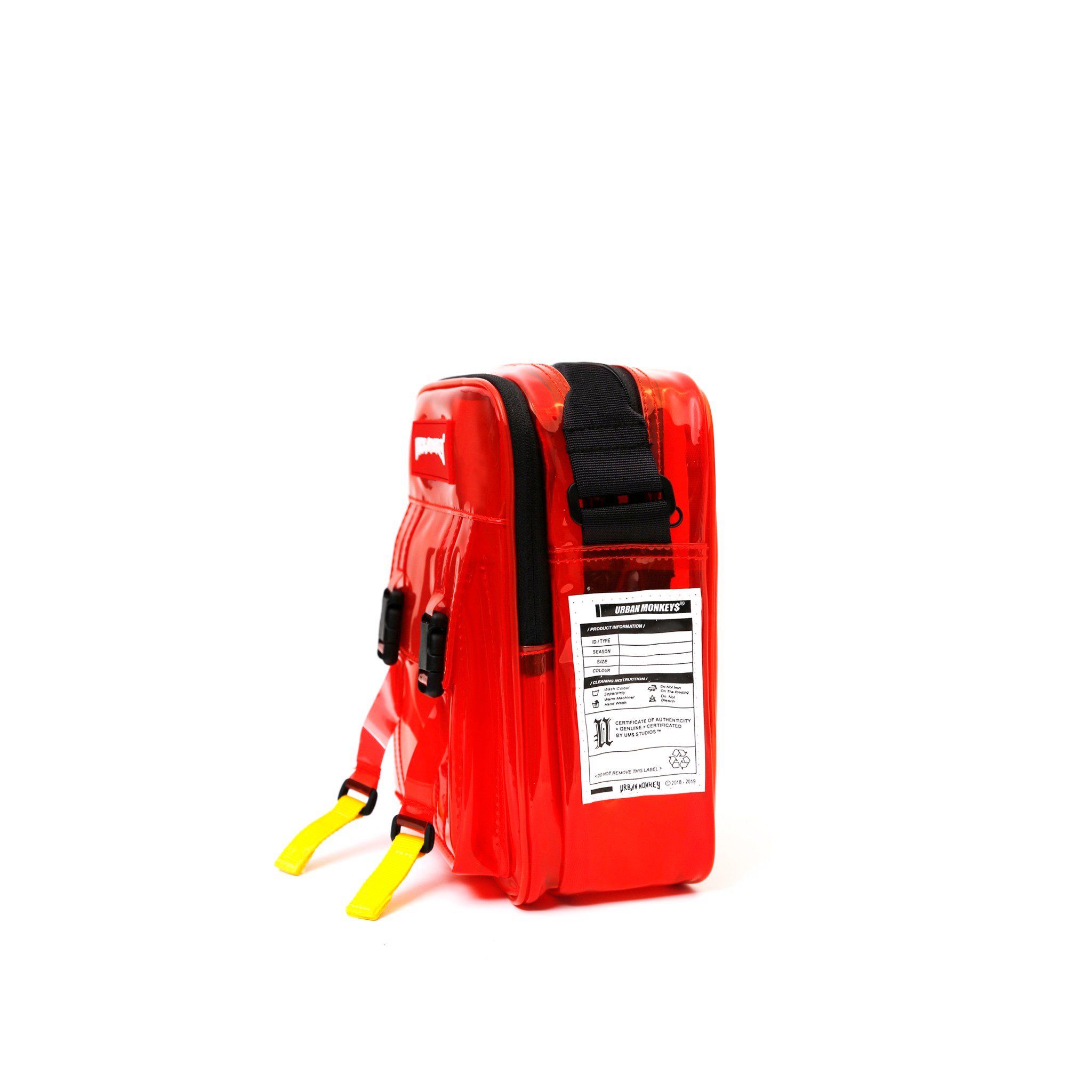 RED PVC MESSBAG