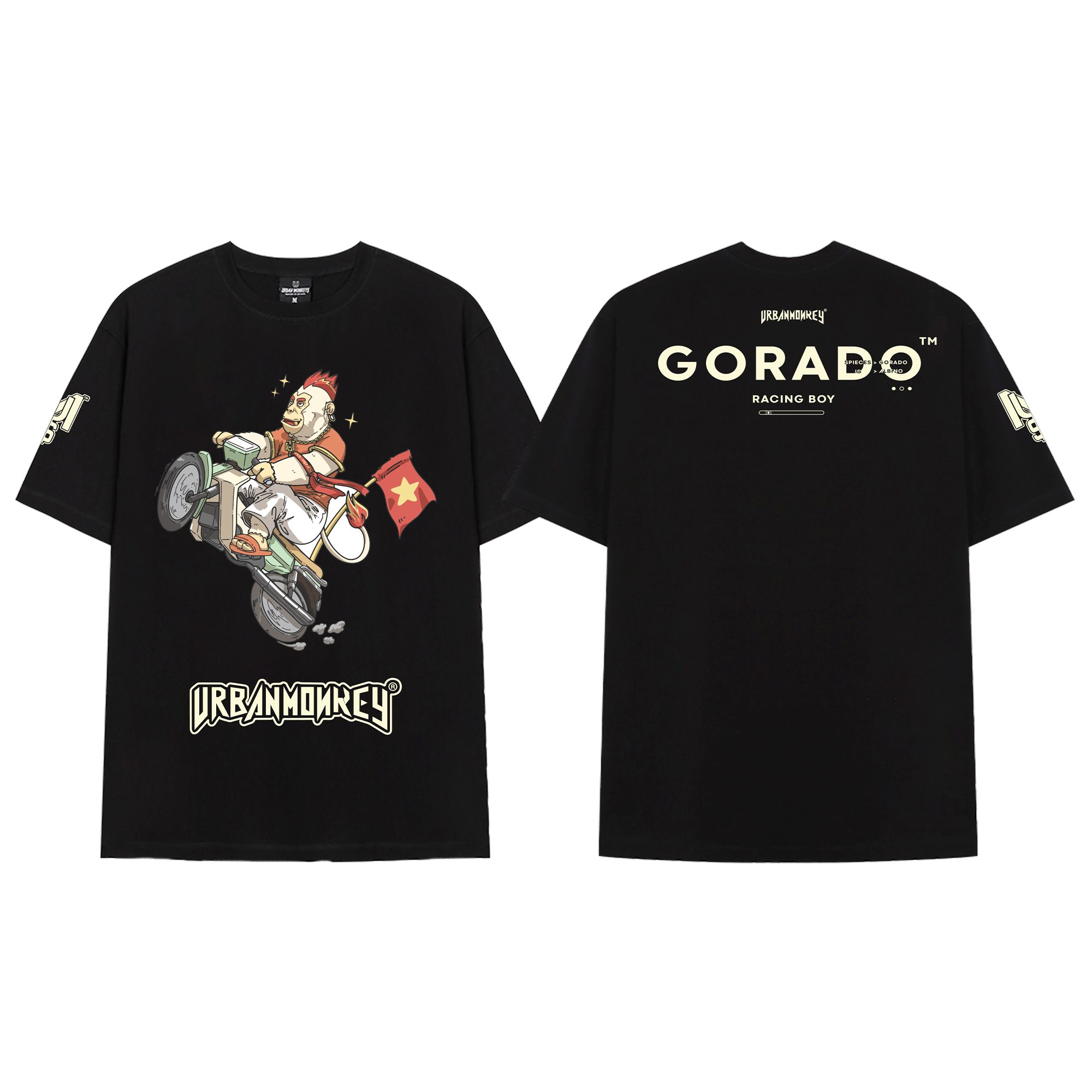 GORADO RACING BOY BLACK TEE