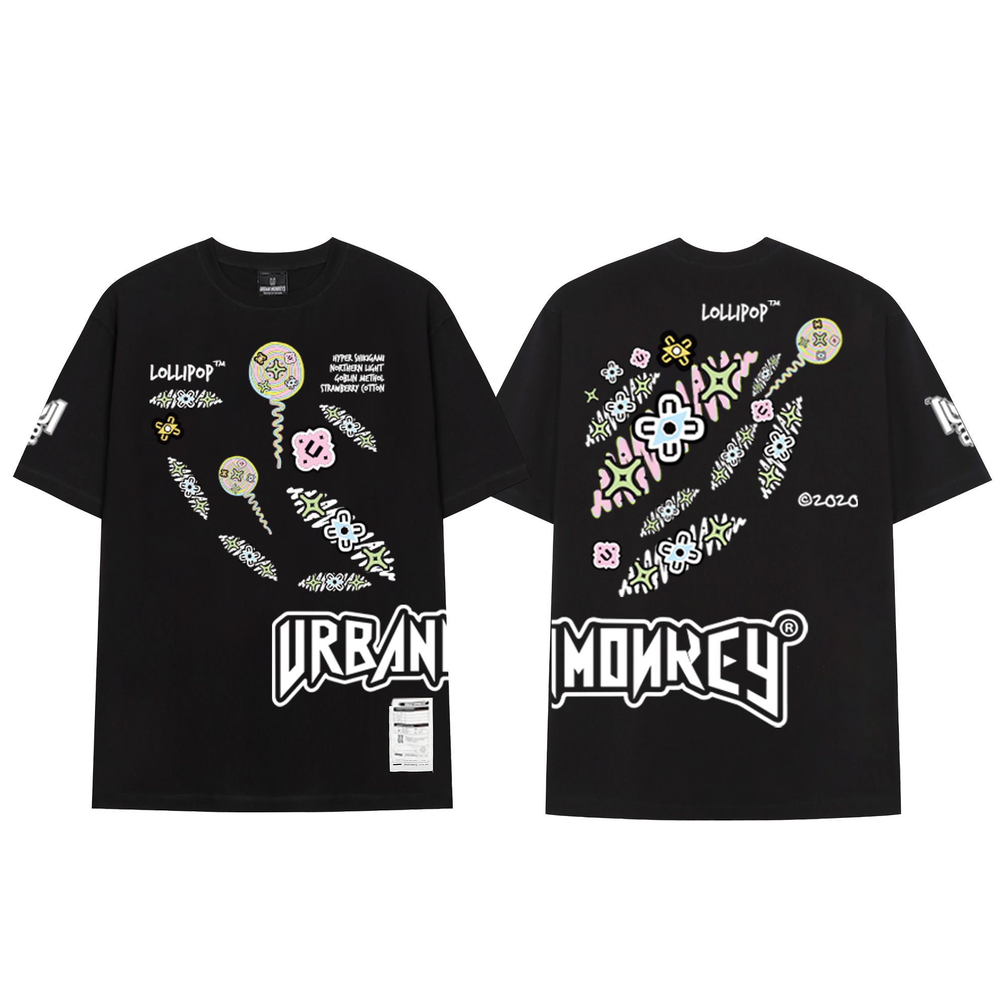 LOLIPOP TEE F&F BLACK