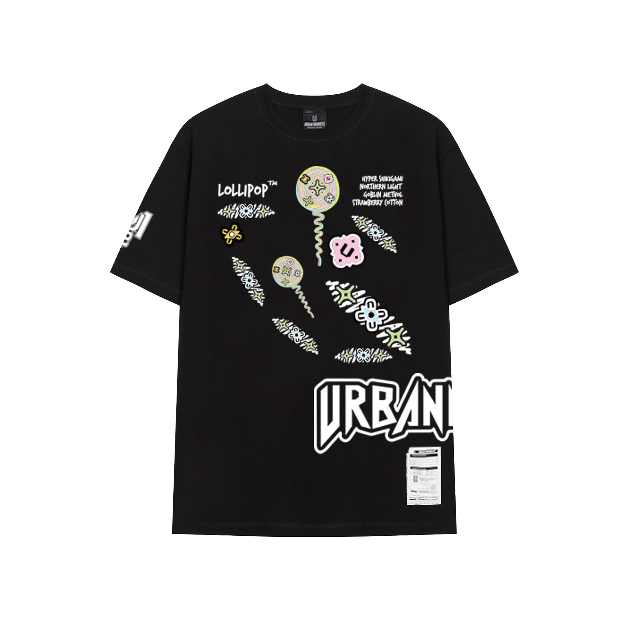 LOLIPOP TEE F&F BLACK