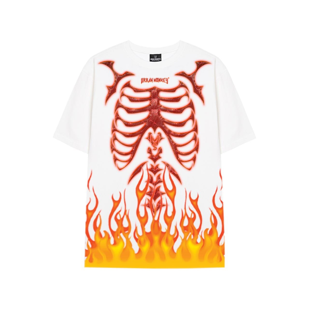 FLAME PUNK TEE WHITE