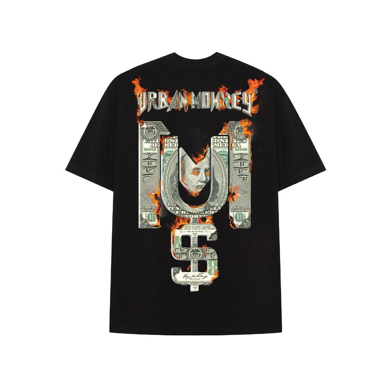 DOLLAR BIG LOGO TEE BLACK