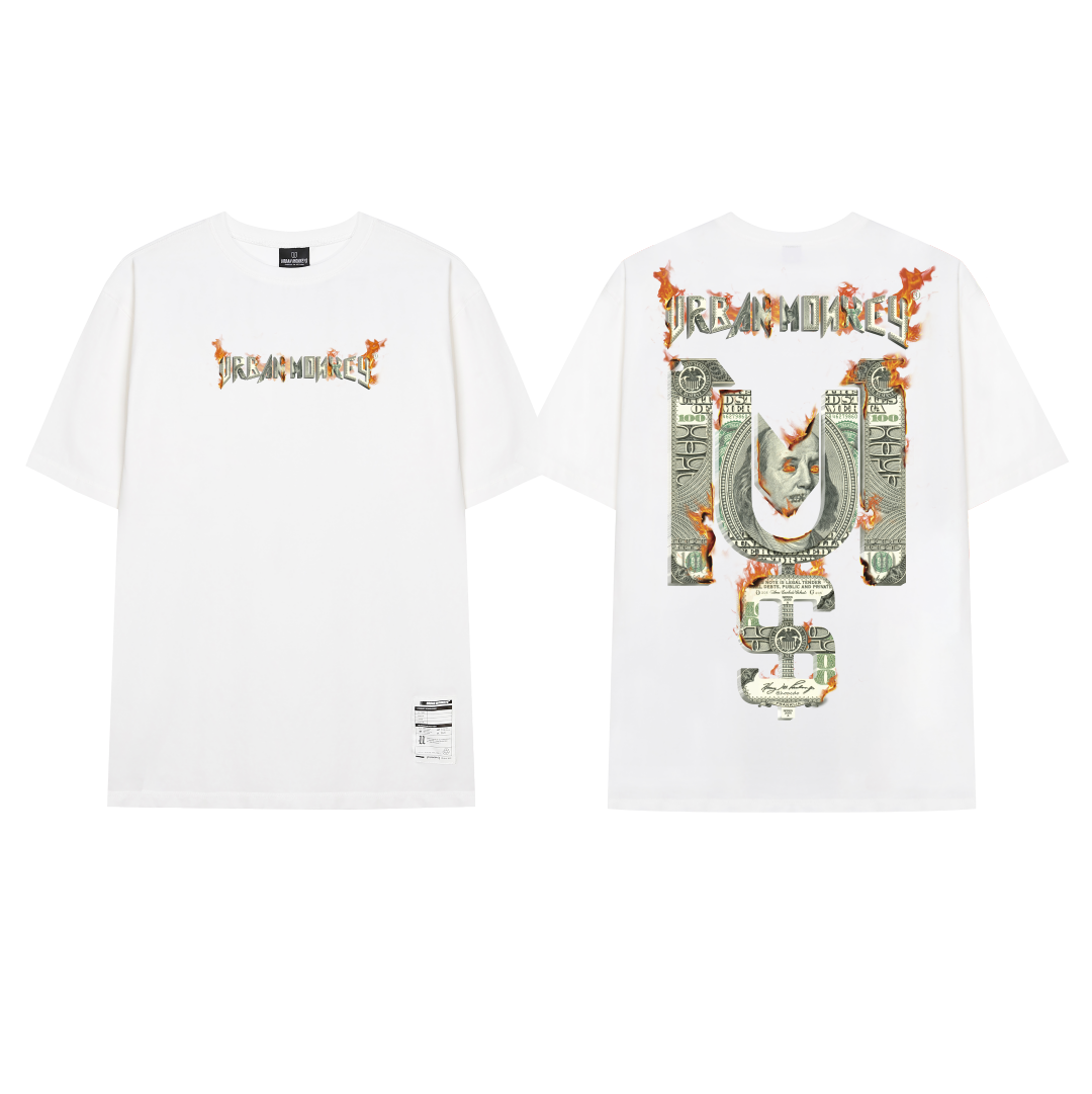 DOLLAR BIG LOGO TEE WHITE