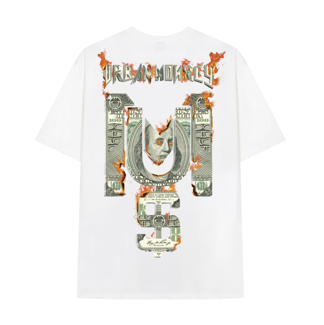 DOLLAR BIG LOGO TEE WHITE