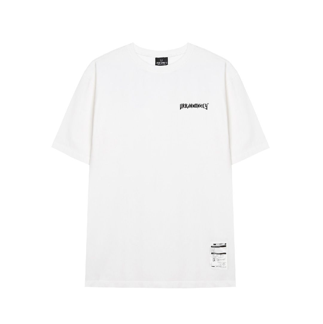 BASIC LEFT LOGO TEE WHITE