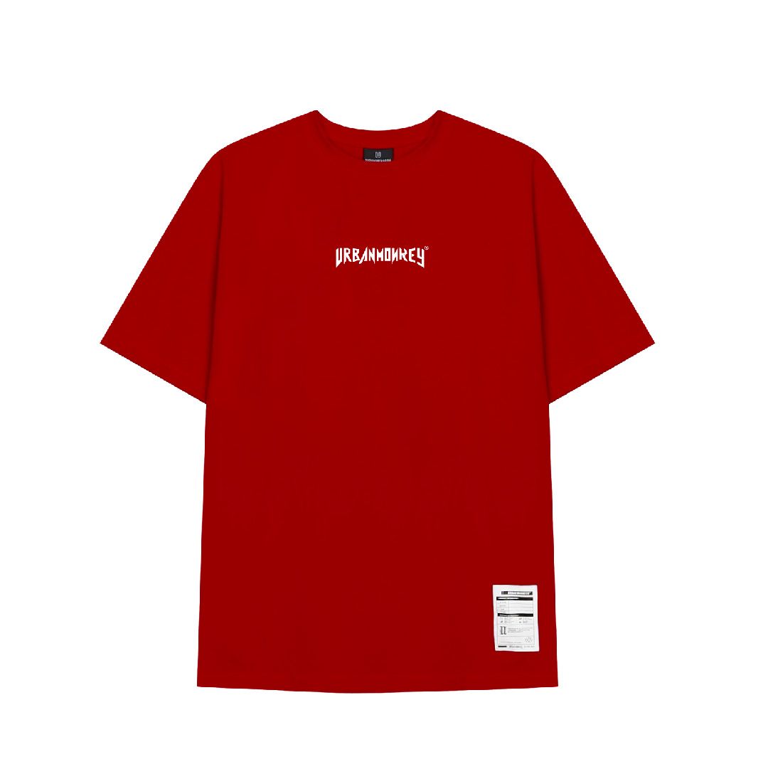 BASIC CENTER LOGO TEE RED