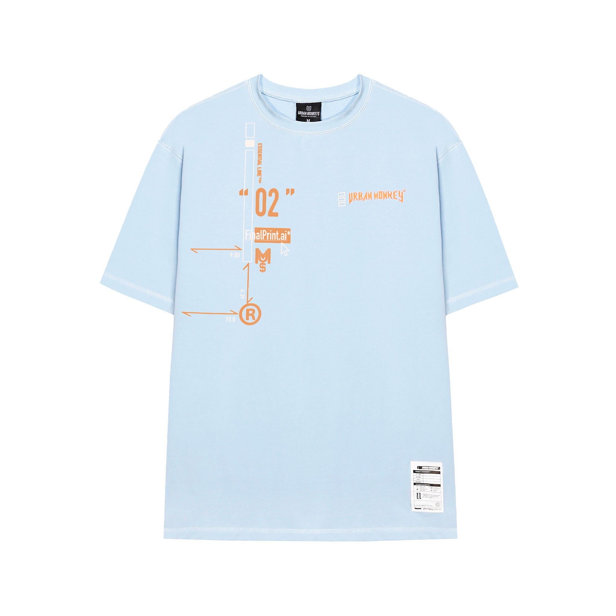 ESSENTIAL TEE - BABY BLUE