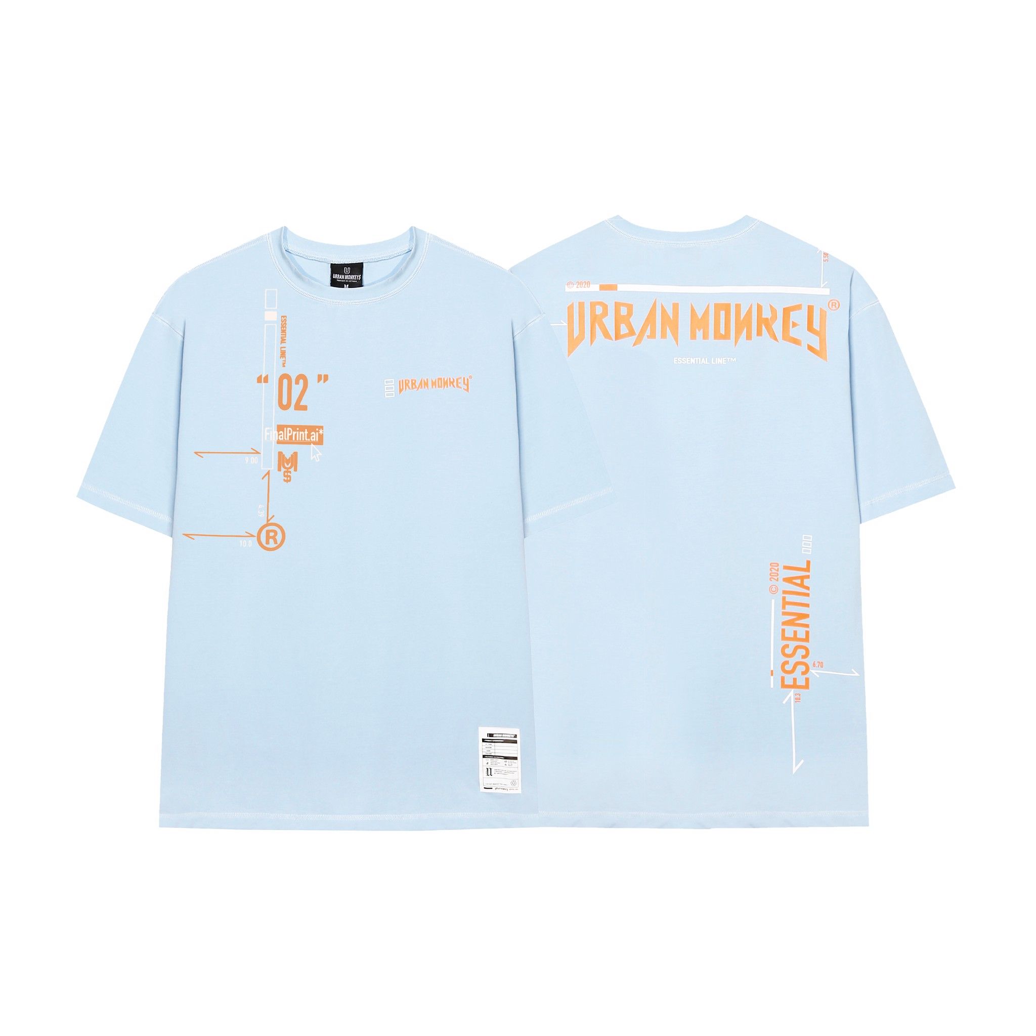 ESSENTIAL TEE - BABY BLUE