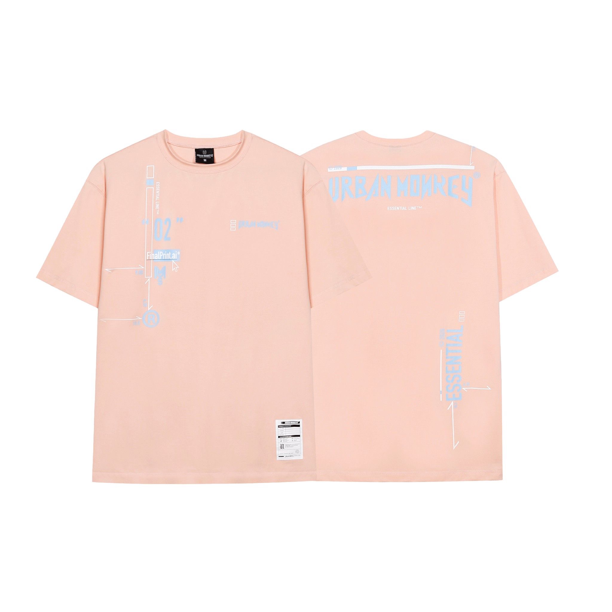 ESSENTIAL TEE PINK < HỒNG >