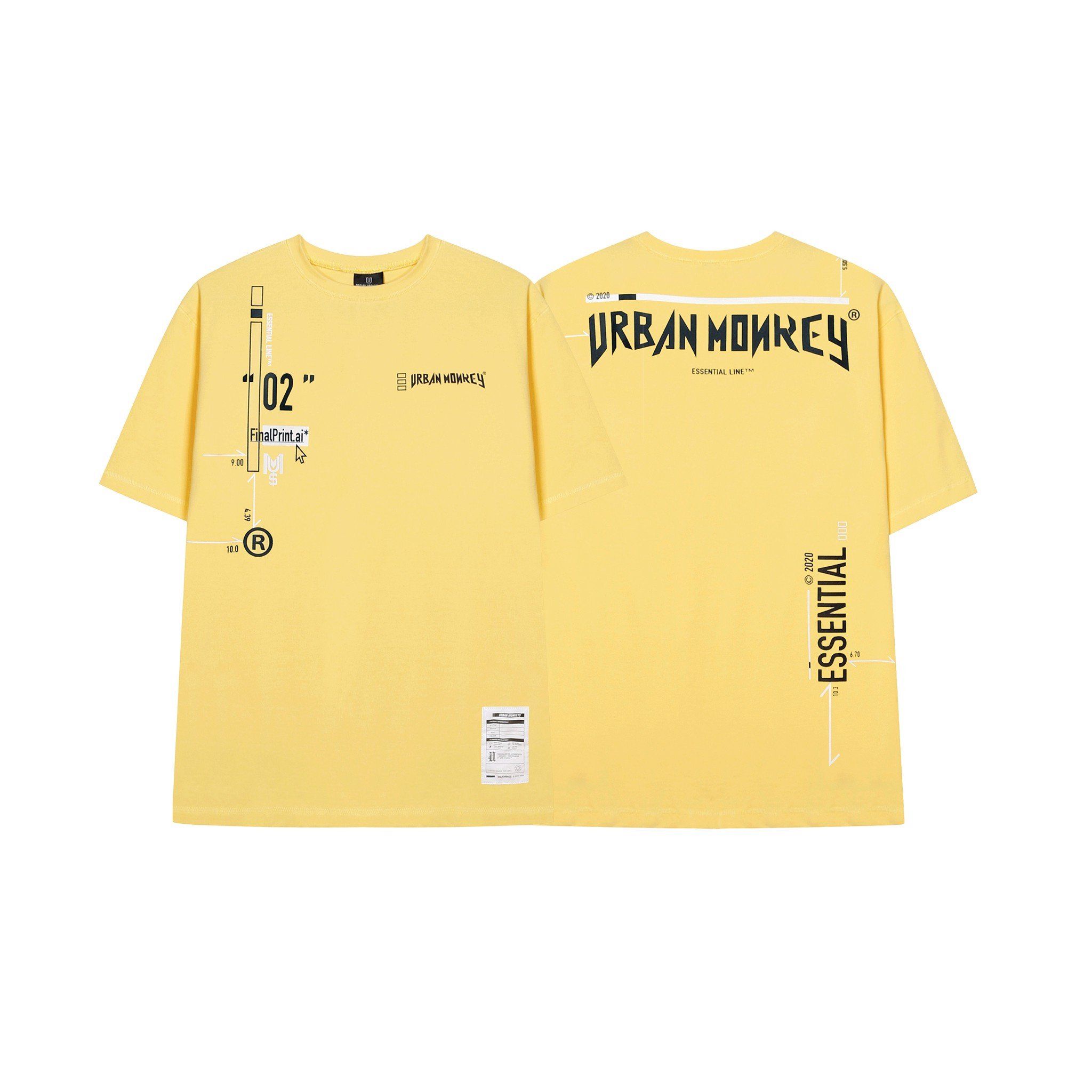 ESSENTIAL TEE YELLOW < VÀNG >