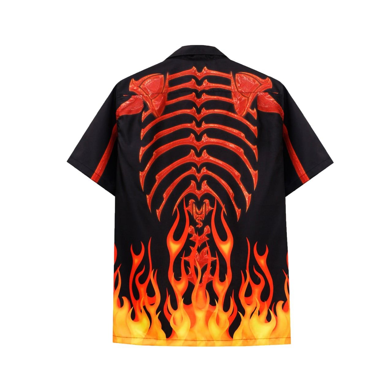 FLAME PUNK SHIRT BLACK