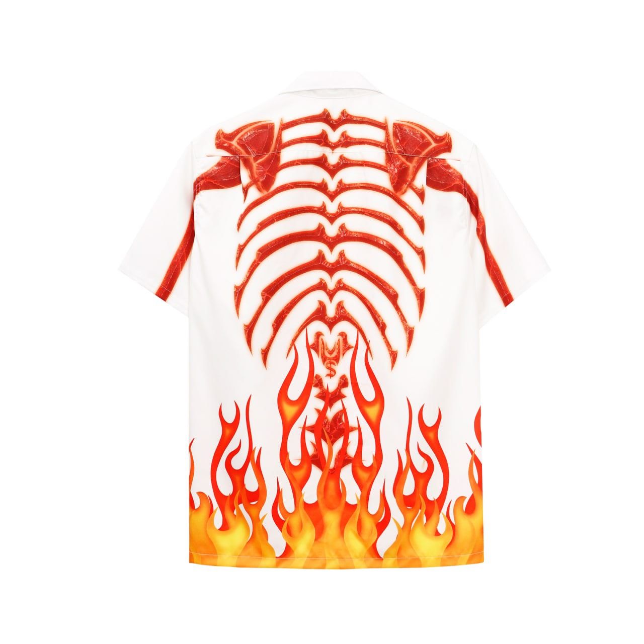 FLAME PUNK SHIRT WHITE