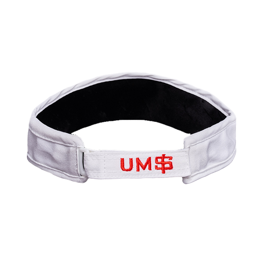  PVC GOLFCAP WHITE/RED 