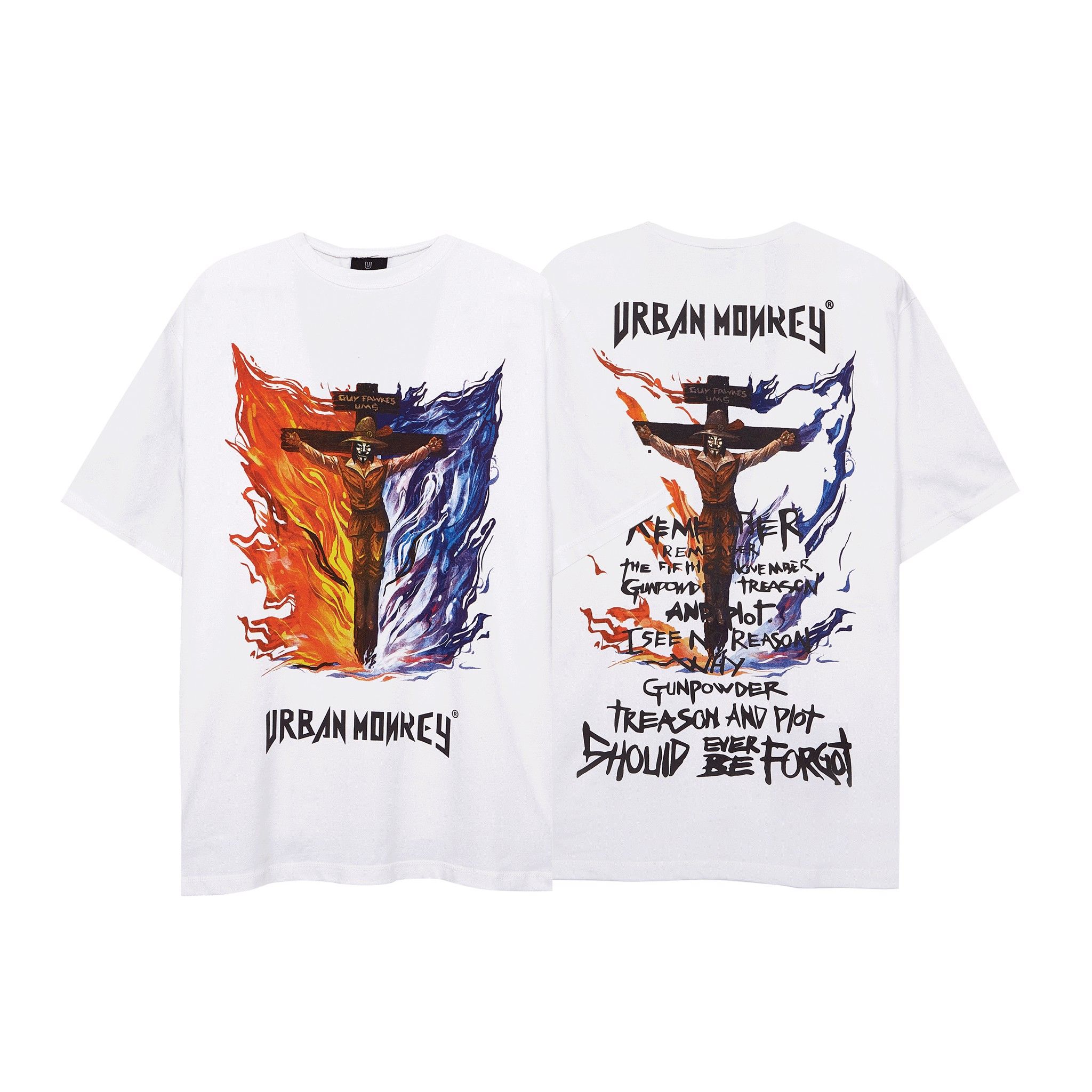 GUY FAWKES TEE WHITE < TRẮNG >