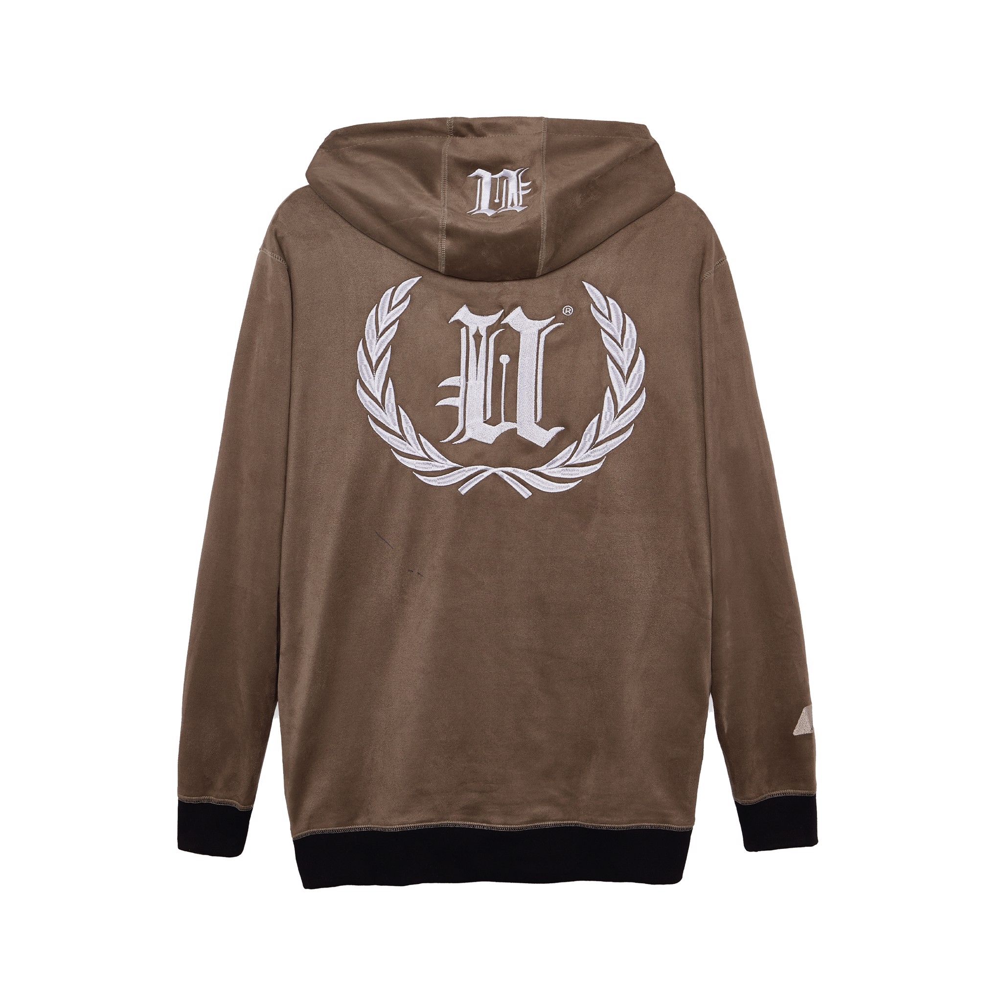 HOODIE SUEDE PLATINUM