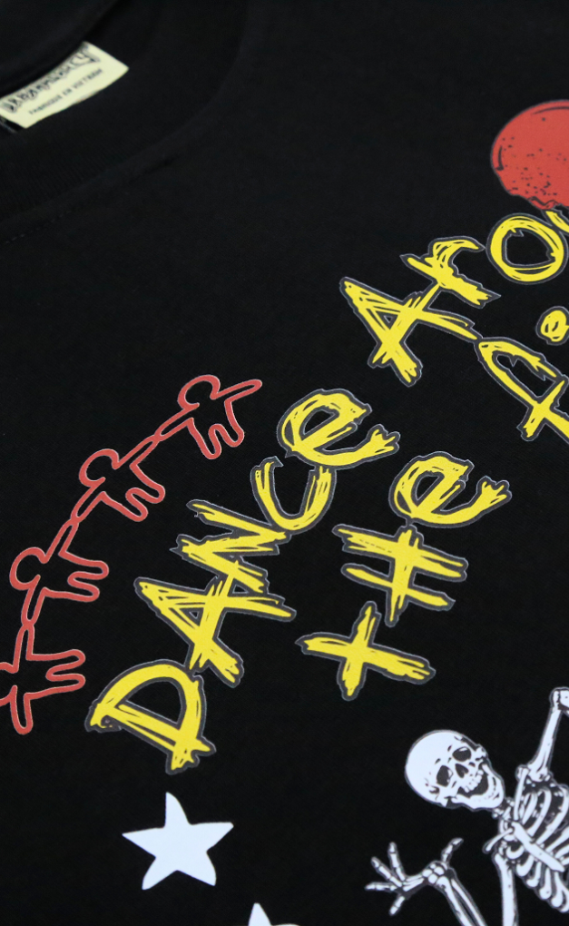 DANCE AROUND THE FIRE TEE BLACK ( PRE ORDER )