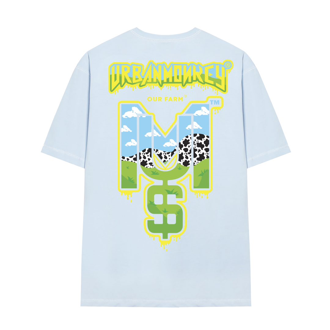 OUR FARM TEE BABY BLUE