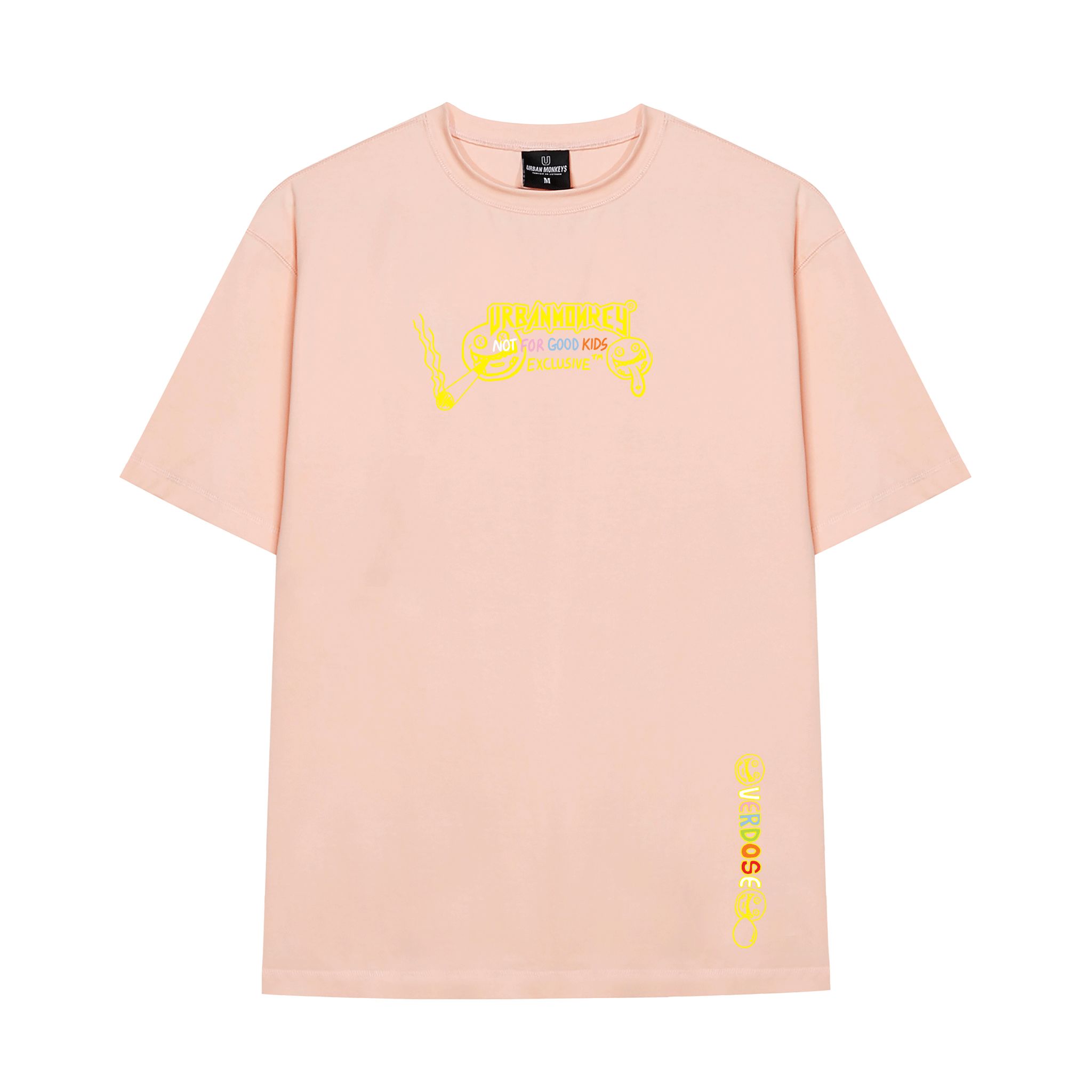 OVERDOSE TEE PINK MULTI