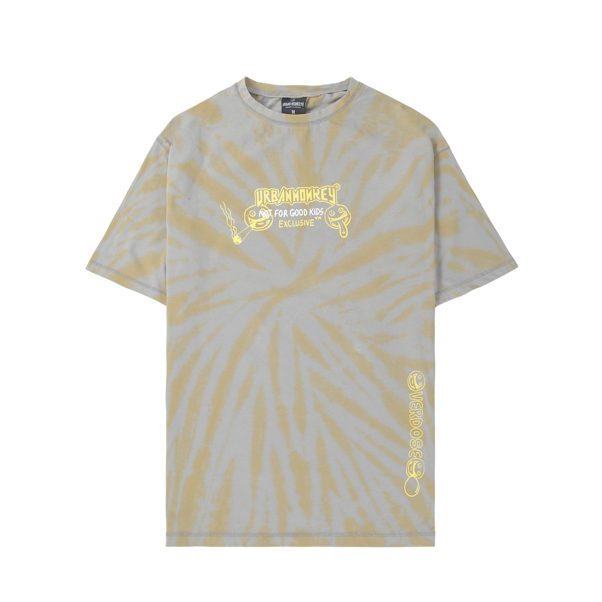 OVERDOSE TEE TIEDYE GREY