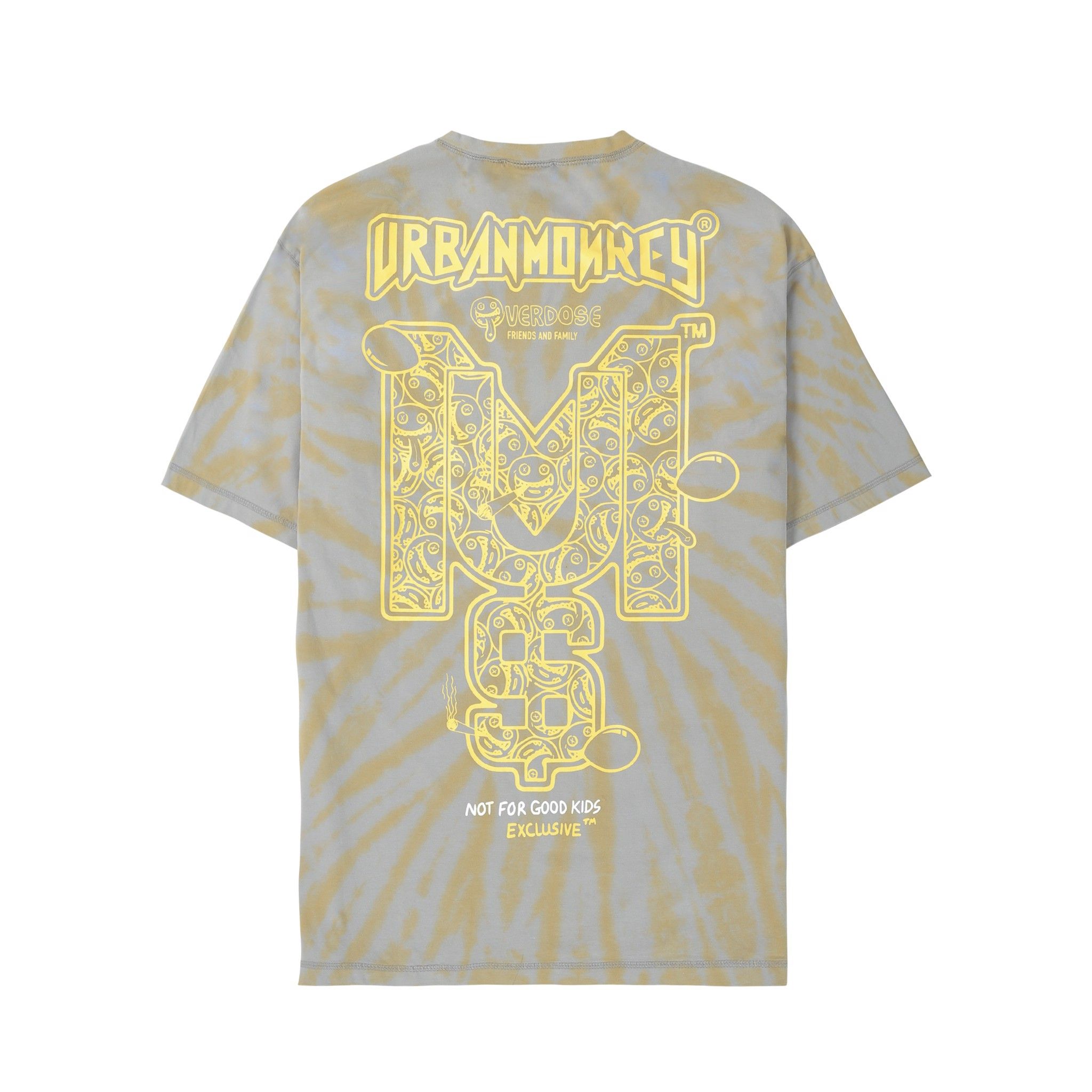 OVERDOSE TEE TIEDYE GREY