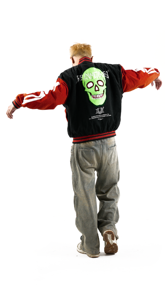 SKELETON VARSITY BLACK/NELI