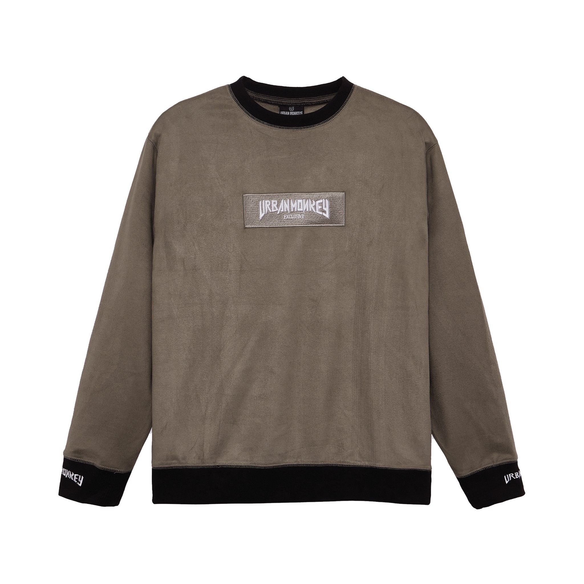 SUEDE SWEATER PLATINUM