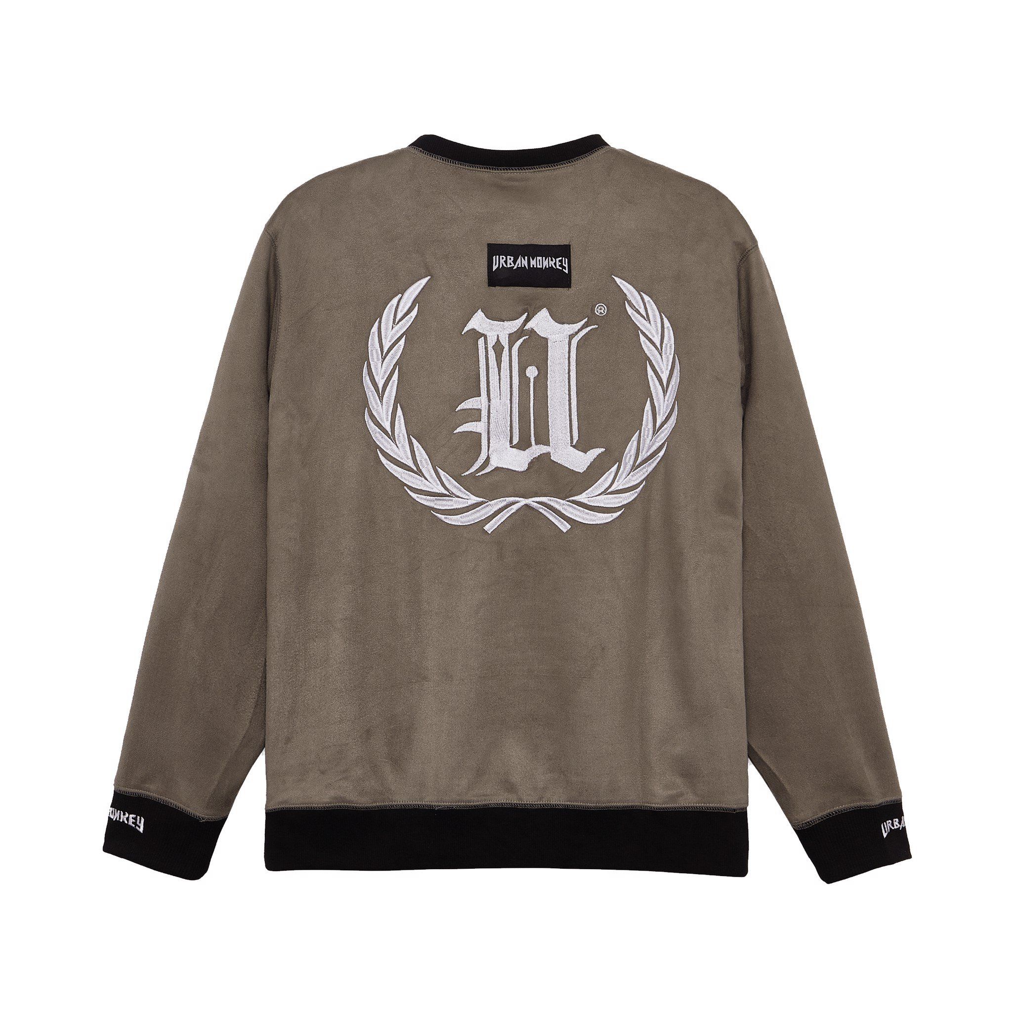 SUEDE SWEATER PLATINUM