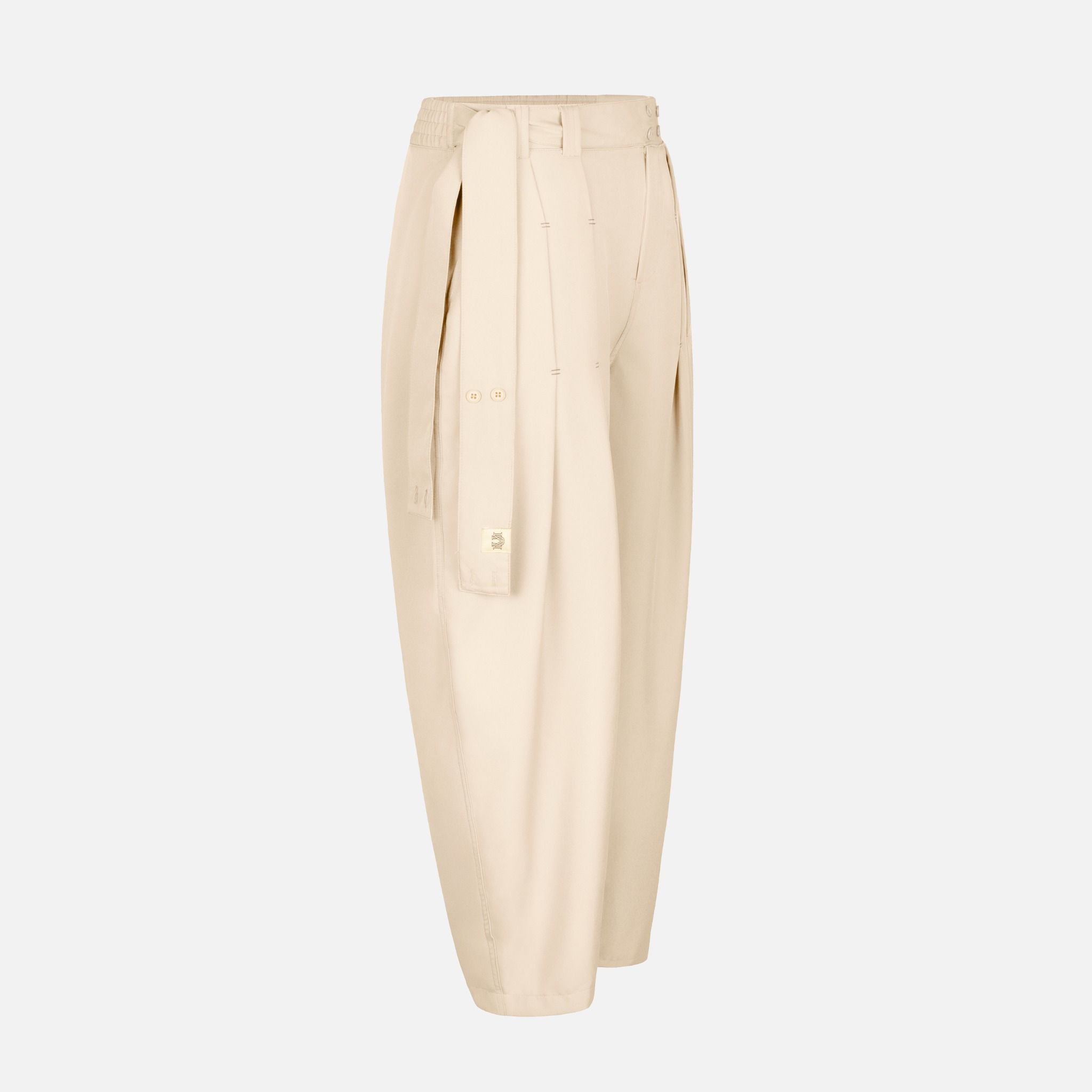 PLEATED WIDELEGS PANTS CREAM