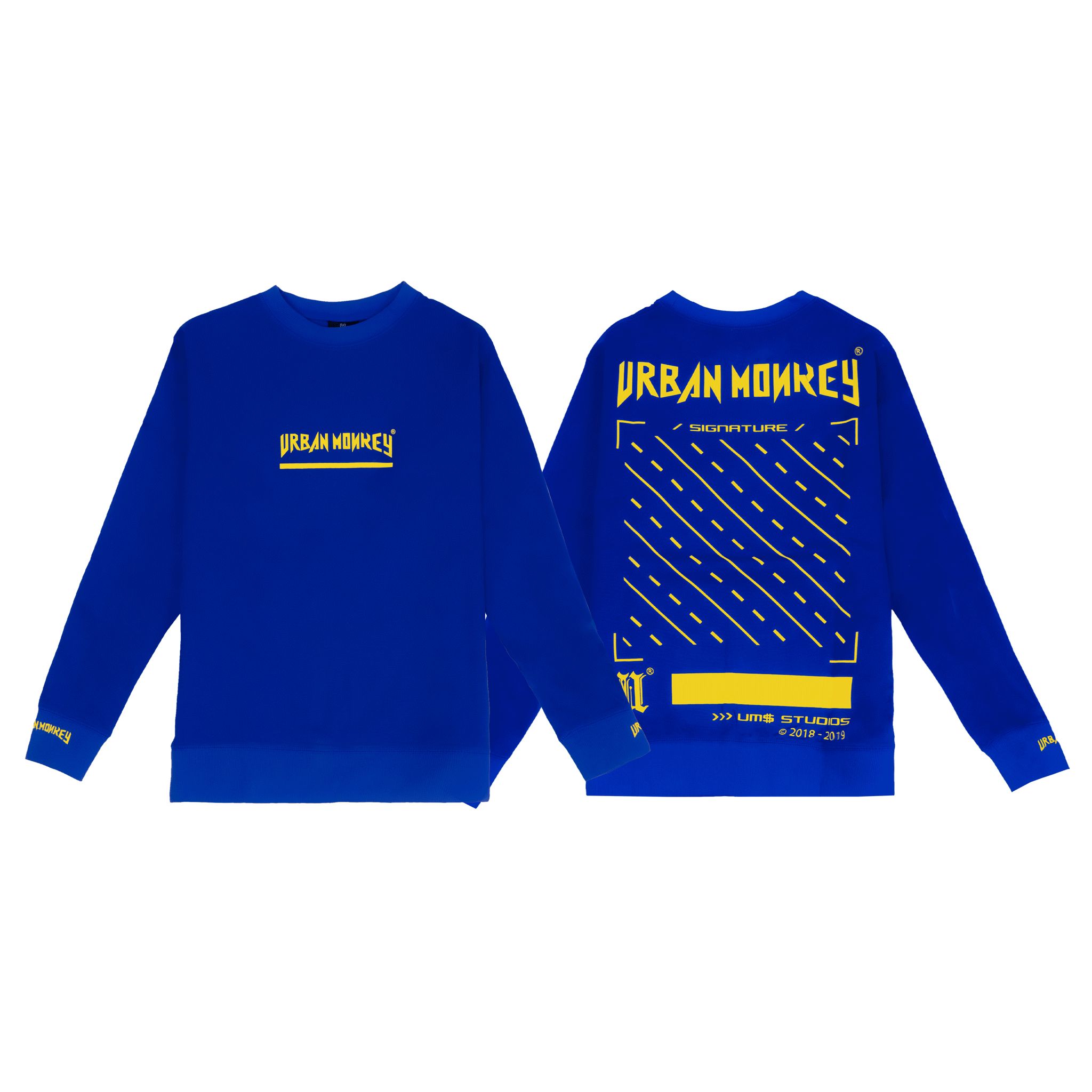 SWEATER STREET CROSS FROZENBLUE