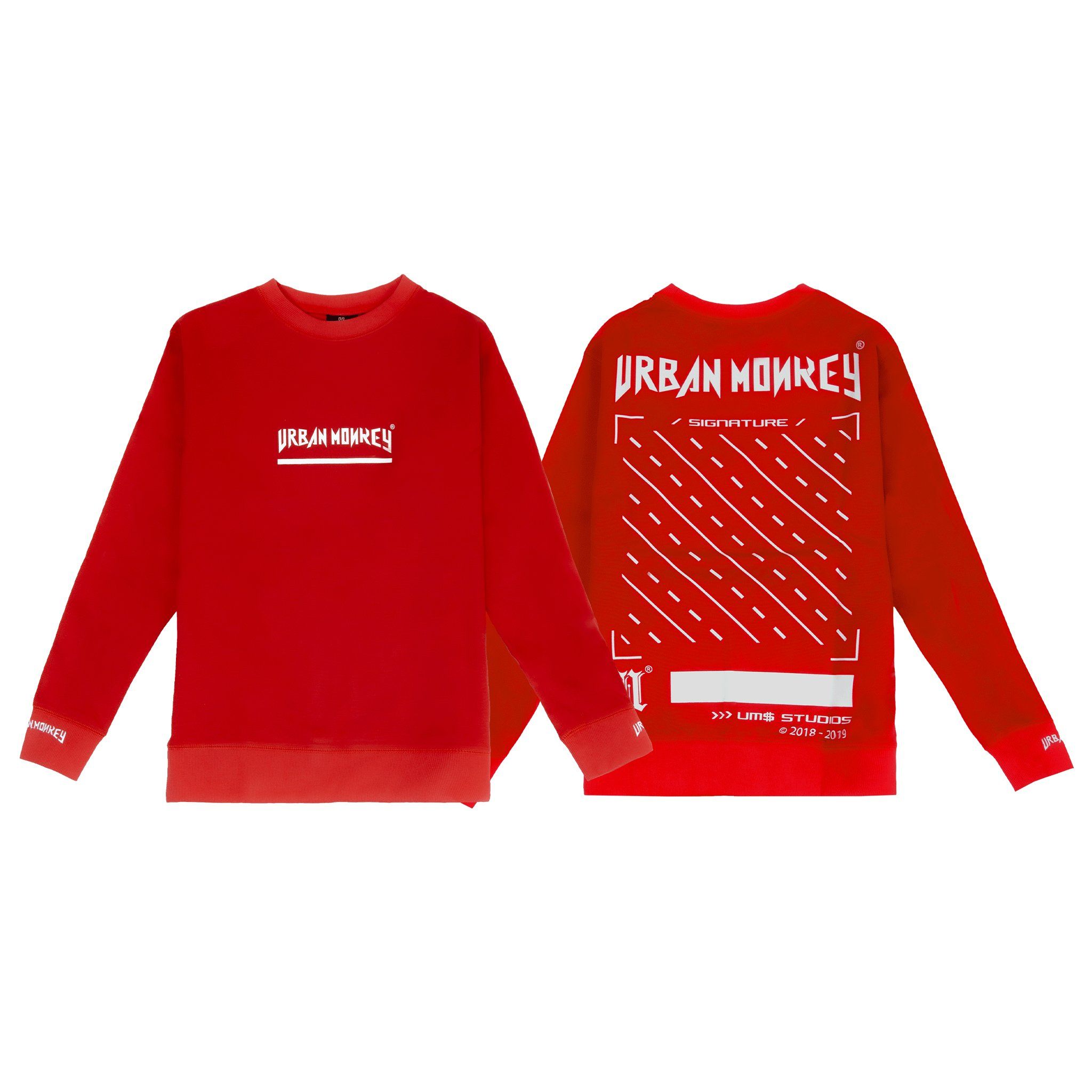 SWEATER STREET CROSS RED