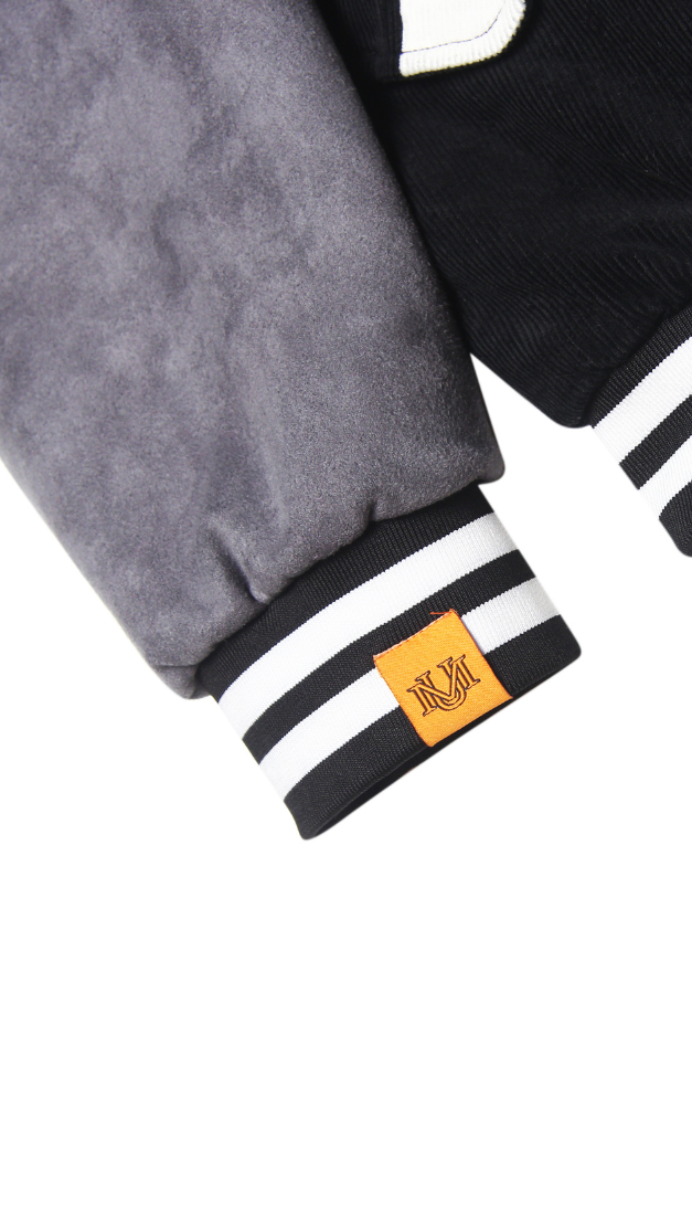 7TH ANNI - RACESTAR VARSITY BLACK/ GREY SUEDE