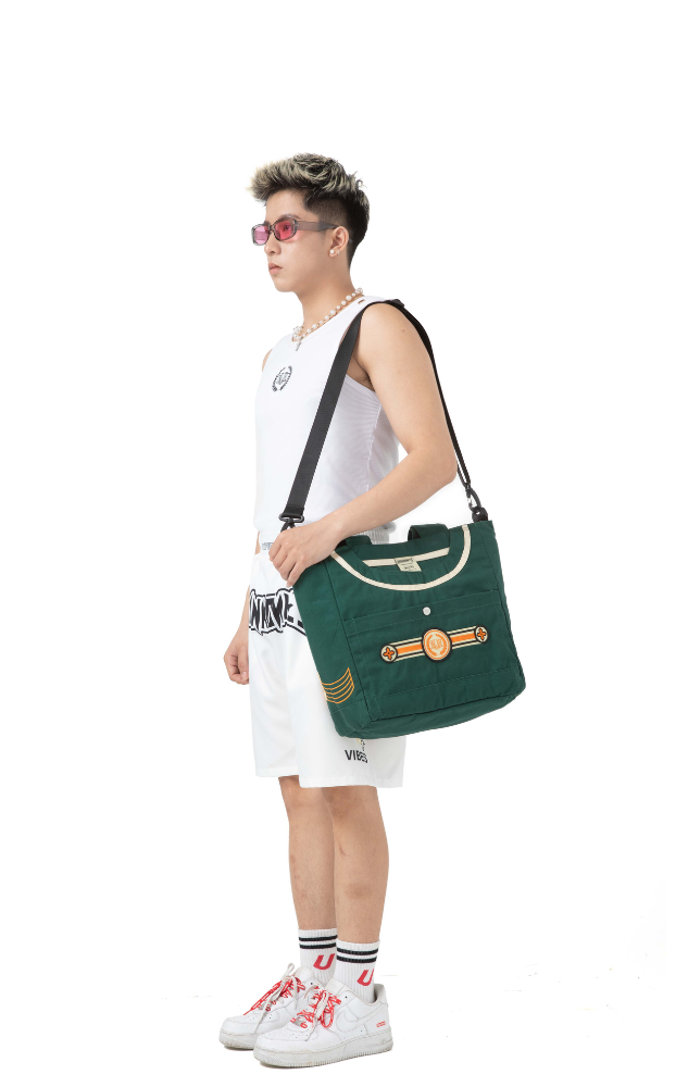  INNER PEACE GREEN TOTE BAG 