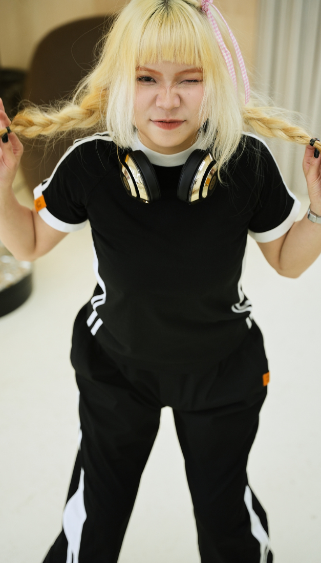 SPORTY BABY TEE BLACK