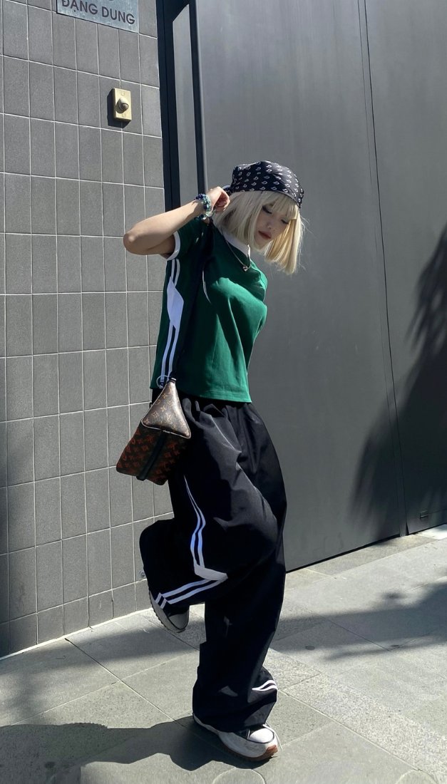 SPORTY BABY TEE GREEN